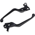 Drag Specialties 0610-0128 Black Wide Blade Pair of Levers for Harley 96-17