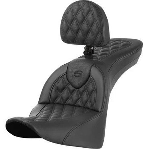 Saddlemen 818-33-182BR Roadsofa™ Standard Reach Seat - Lattice Stitch