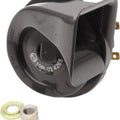 Drag Specialties 2107-0156 Universal Mount Black 12V Horn for Harley