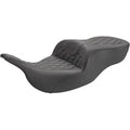 Saddlemenn GelCore Lattice Stitch Road Sofa Seat for Harley FLHT/FLTR 97-07