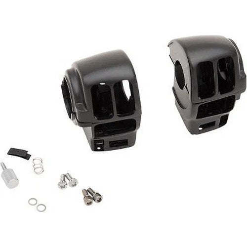 Drag Specialties 0616-0355 Black Switch Housing Kit 08-13 Touring Radio & Cruise