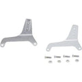 Drag Specialties 1504-0067 Chrome Sissy Bar Side Plates for 18-22 Fxlr & Flsb