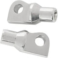 Drag Specialties DS-253503 Chrome Soft-Ride Peg Mounts for Harley Male Mount