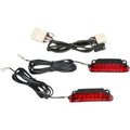 Custom Dynamics Red LED Saddlebag Lid Rail Light Bars for 09-13 w Air Wing