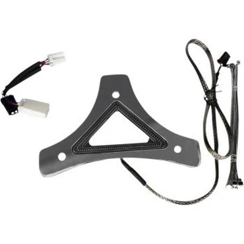 Custom Dynamics Chrome Run & Brake Backrest LED Light for 14-21 Sportster