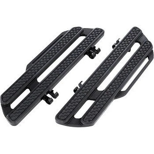 Arlen Ness 410-016 Black Method Driver Floorboards for Touring 80-21