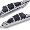 Kuryakyn 4475 Chrome Stiletto Foot Peg Set with Male Mount for Harley