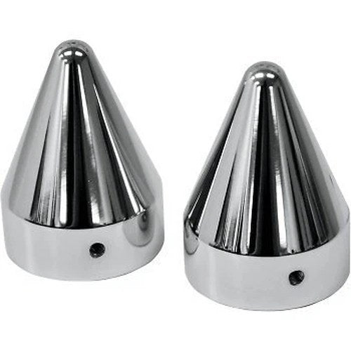 LA Choppers LA-7811-00 Chrome Axle Cap Set