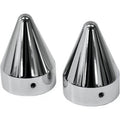 LA Choppers LA-7811-00 Chrome Axle Cap Set