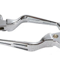 V-Twin 26-0789 Chrome Slotted Wide Blade Levers for Harley 96-17