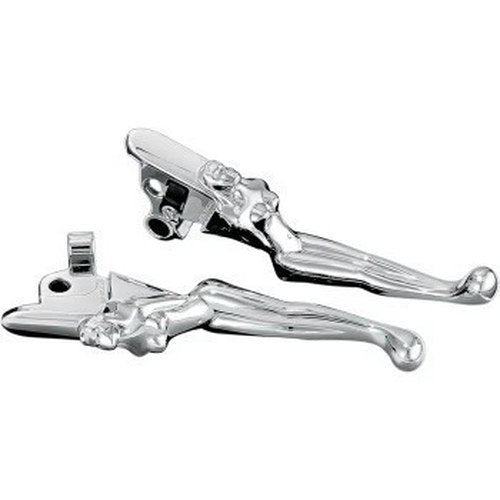 Kuryakyn 1049 Chrome Silhouette Clutch & Brake Levers for Harley