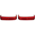Custom Dynamics Chrome Red LED Sequential Low-Profile Bagz Saddlebag Lights
