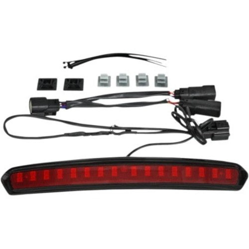 Custom Dynamics High Mount Tour-Pak LED Black & Red Lights Harley Ultra 14-20