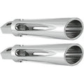 Arlen Ness 06-470 Chrome Deep Cut Ness-Tech Male Mount Foot Pegs for Harley