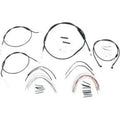 Burly B30-1007 Black Vinyl Handlebar Cable/Line Kit for Ape Hanger Handlebars