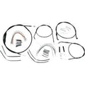 Burly BRANDB30-1003Complete Black Vinyl Handlebar Cable/Line Kit for Ape Hanger