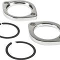 HardDrive 17-0171 / 820-0160 Chrome Exhaust Flange Kit