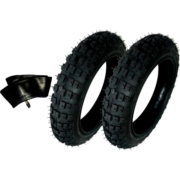 2) HD Tires And 1) Tube 2.50-10 2.50X10 Straight For Honda XR50 XR-50 XR 50 50CC
