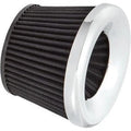 Arlen Ness 81-209 Replacement Velocity 65° / 90° Filter- Chrome