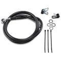 Drag Specialties 1741-2554 Extended Length +8" Black Vinyl Brake Line Kit