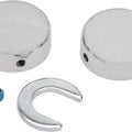 V-Factor 29511 Chrome Swingarm Pivot Bolt Covers for 84-99 Flst & Fxst Softail