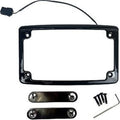 Custom Dynamics LPF-RAD-23CVO-B Illuminated Radius License Plate Frame- Black