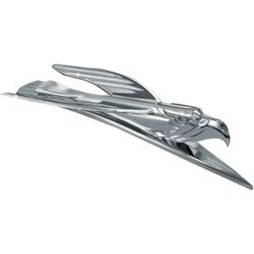 Kuryakyn 7333 Chrome Deco Eagle Front Fender Ornament -Honda Goldwing 1800 01-22