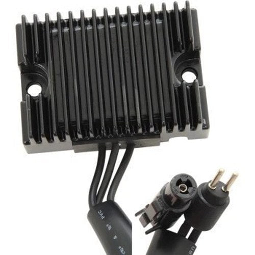 Drag Specialties 2112-0828 Black Solid-State Regulator for Sportster 94-03