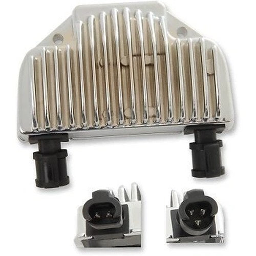 Drag Specialties 2112-0797 Chrome Solid-State Regulator for 08-16 Dyna