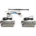 Custom Dynamics Chrome Dynamic Amber/White Engine Guard LEDs for 99-13 Flht