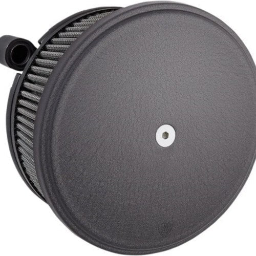 Arlen Ness Wrinkle Black Big Sucker Stage II Air Filter Kit Twin Cam 01-17 Efi