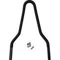 Drag Specialties 1501-0765 Round Sissy Bar- Black - 10.12"H x 8.75"W