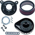 S&S Cycle Black Mini Teardrop Stealth Air Cleaner Kit for Touring 08-16