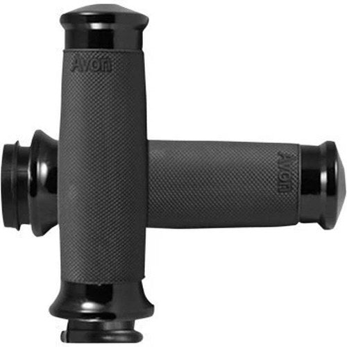Avon Grips CC-86-ANO-FLY Black Custom Contour Hand Grips for Electronic Tbw