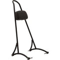Burly Brand Black Tall Sissy Bar with Backrest Pad for Harley Sportster 04-20