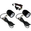 Custom Dynamics Black ProBeam LED Halo Fog Lights LED for Harley Touring 14-23