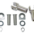 V-Factor 24139 Chrome Passenger Foot Peg Bracket Female Clevis for Harley