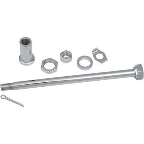 Drag Specialties 0214-0580 Chrome Rear Axle Kit for 67-72 Big Twin (11.1875")