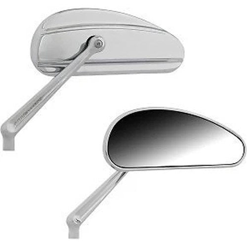 Arlen Ness 510-027 Chrome Downdraft Mirrors for Harley