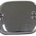 V-Factor 45460 Chrome Smooth Front Brake Master Cylinder Lid Cover for Harley