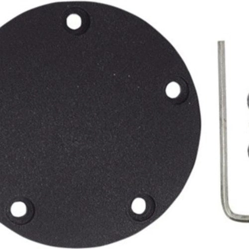 Drag Specialties 0940-1241 Wrinkle Black Points Ignition Timer Cover - Twin Cam