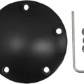 Drag Specialties 0940-1242 Flat Black Points Ignition Timer Cover for Twin Cam