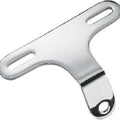 Chrome Single-Mount Headlight Bracket for Harley