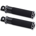 Arlen Ness 07-929 Black Beveled Fusion Male-Mount Footpegs for Harley