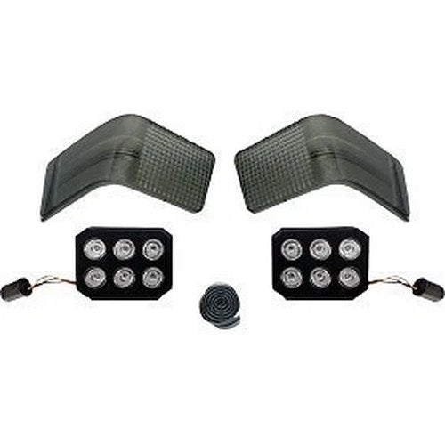 Custom Dynamics CD-TP-13-SLED Tour-Pak Run/Brake Lights with Lenses