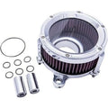 Trask Chrome Assault Charge High-Flow Air Cleaner Kit for Touring 08-16