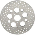 Stainless Steel Drilled Front Brake Rotor for Harley 08-13 Touring 14-16 Flhr