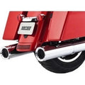 Vance & Hines 16463 Chrome 4.5" Hi-Output Slip-On Mufflers for 17-23 Touring