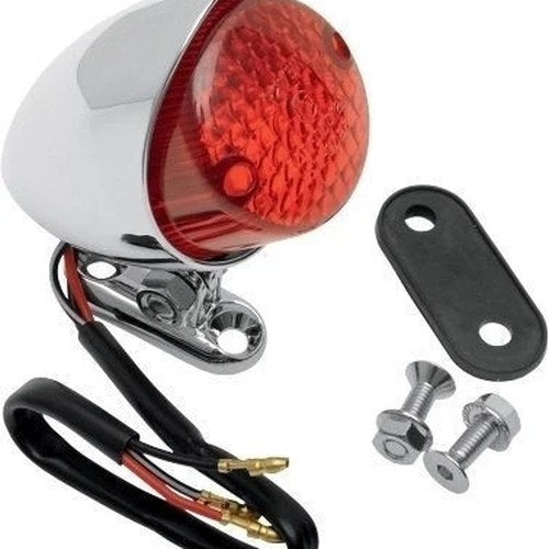 Chrome Universal Bobber Taillight for Custom Chopper