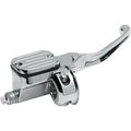 Drag Specialties Chrome 9/16" Single Disc Cut-Down Front Brake Master Cylinder
